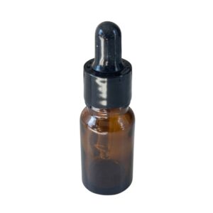 Amber Glass Bottle with Dropper 15 ml