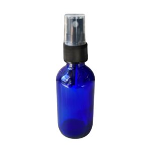 Blue Cobalt Bottle 4 oz W/sprayer