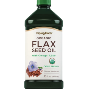 Piping Rock Flax Seed Oil, Organic, 16 oz