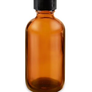 Amber Bottle 2 oz w/lid