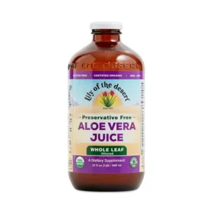 Lily of the Desert Juice Aloe Vera Preservative Free Whole Leaf Org 32 oz